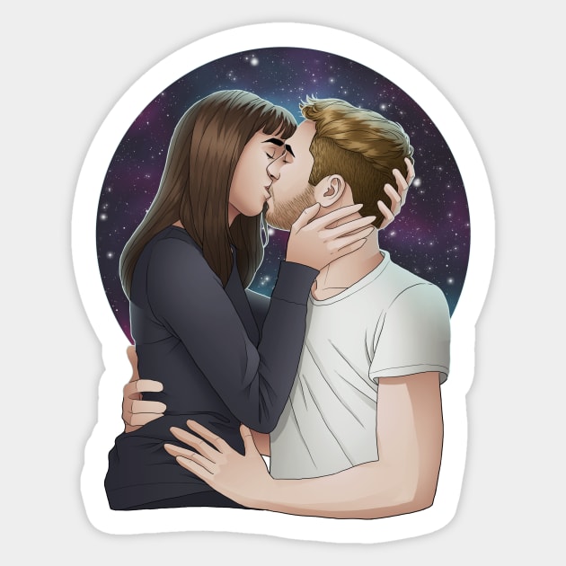 Fitzsimmons - Reunion Part Two Sticker by eclecticmuse
